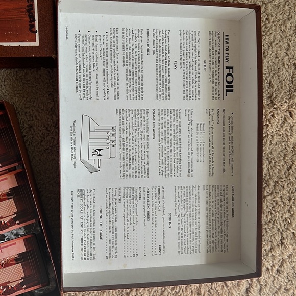 Vintage foil game - Picture 2 of 6